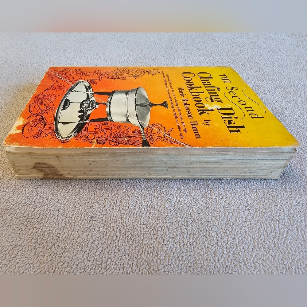 The Second Chafing Dish Cookbook by Marie Roberson Hamm 1963 Paperback Vintage - Picture 4 of 10